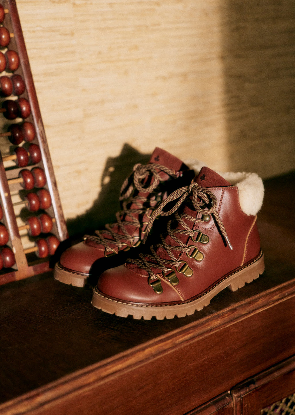 Bottines Sven - Camel Lisse Heritage