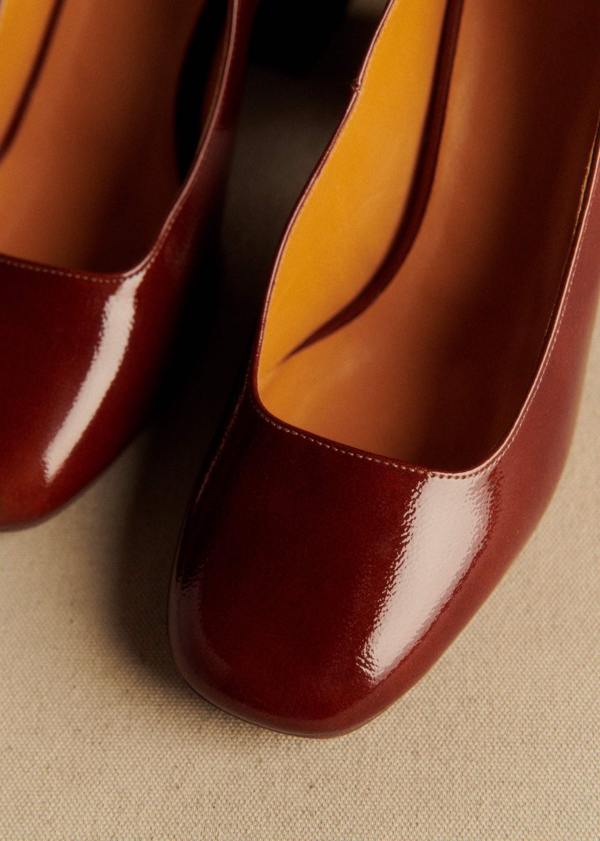 Escarpins Alix - Acajou Vernis
