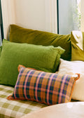 Coussin Toile de Lin - Grand modèle - Vert