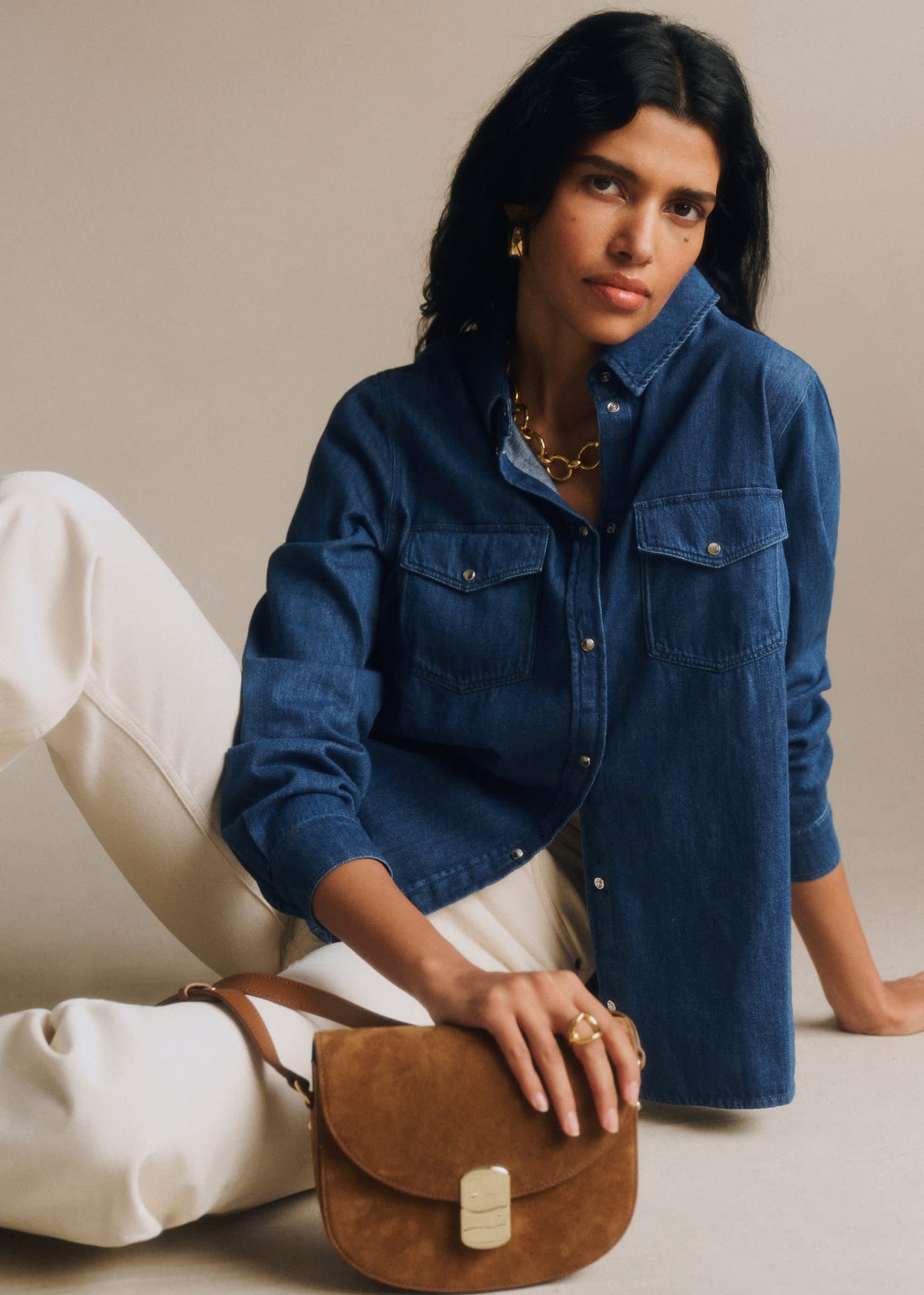 Chemise Alba - Bleu Denim