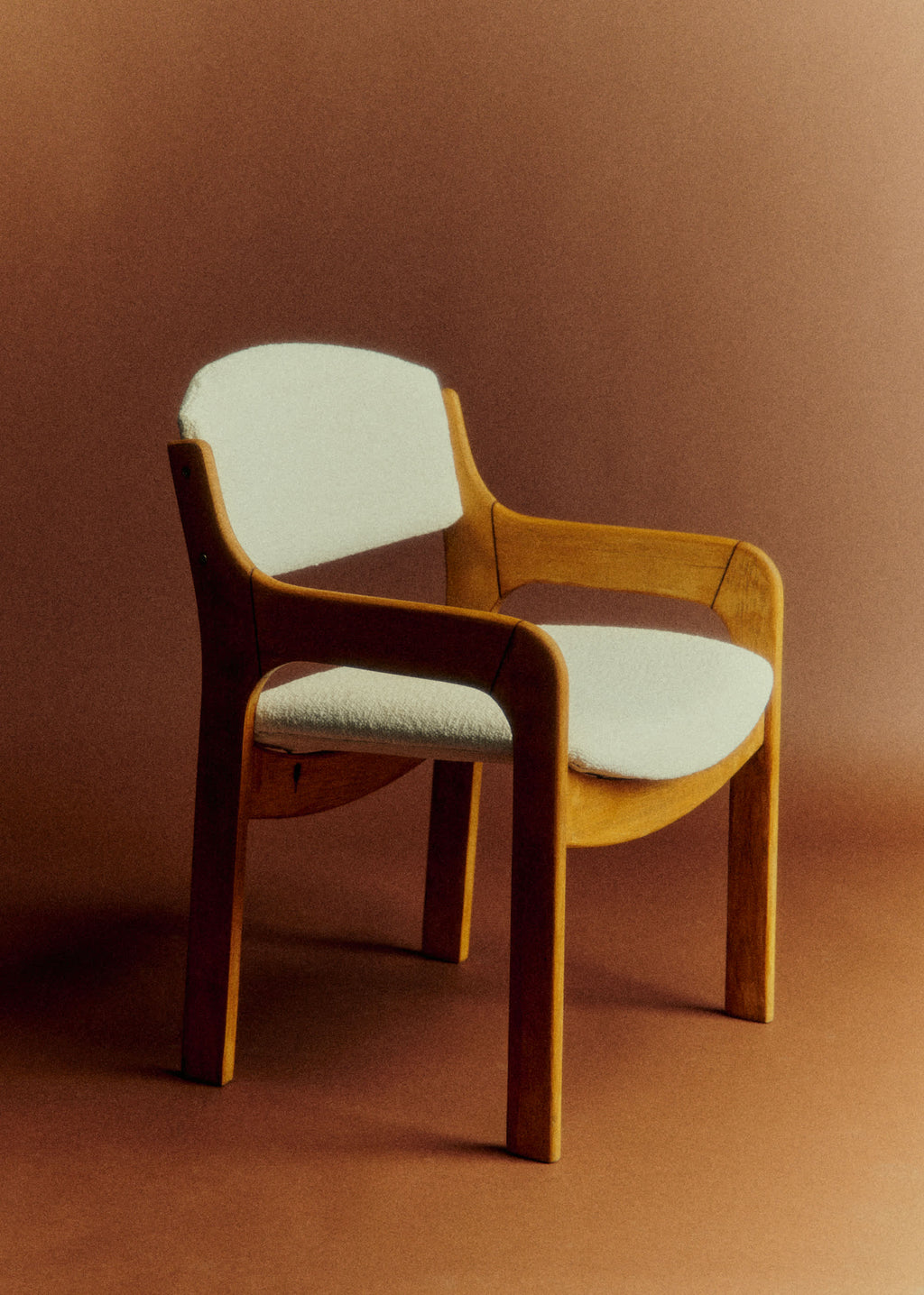 Fauteuil vintage scandinave - Bois