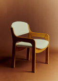 Fauteuil vintage scandinave - Bois