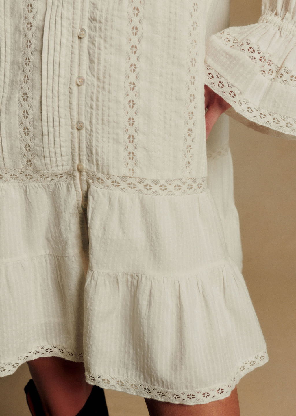 Robe Abigail - Ecru