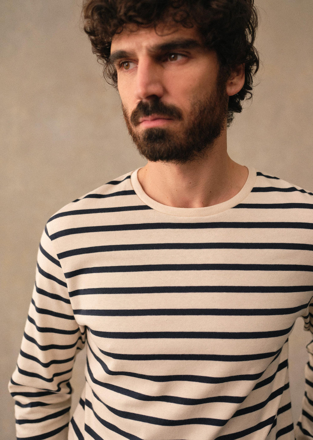 T-Shirt Geron - Marine Écru