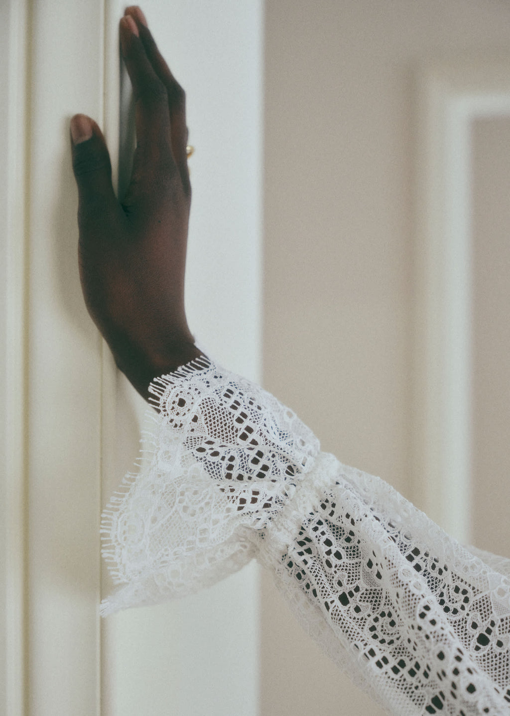Blouse Mariam - Dentelle Fine Écru