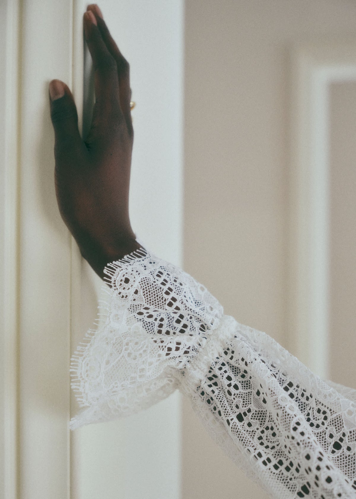 Blouse Mariam - Dentelle Fine Écru