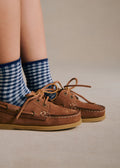Chaussettes Vichy - Bleu Marine