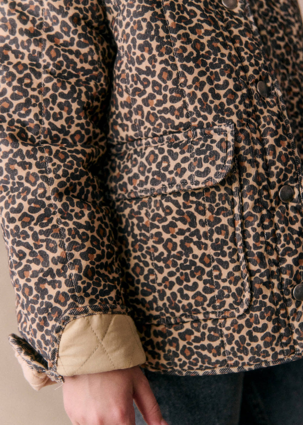 Manteau Farel - Léopard Beige