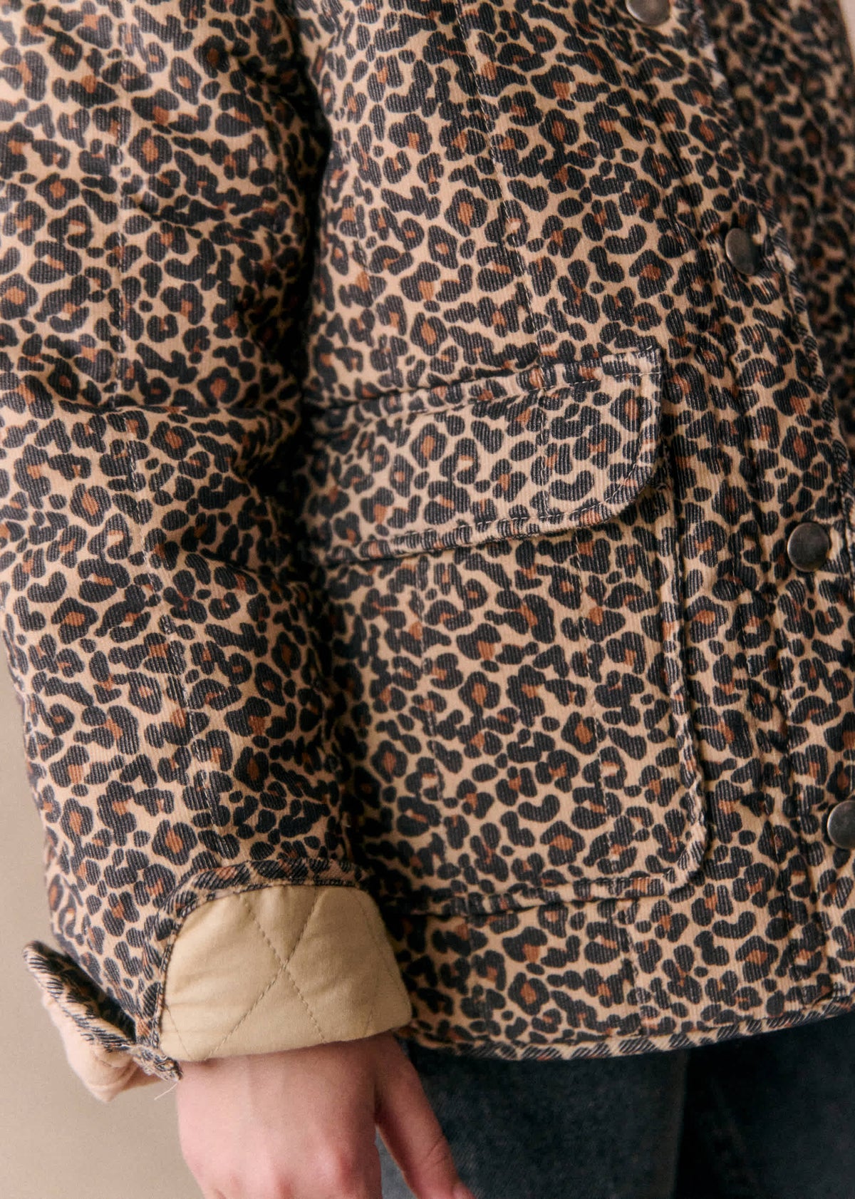 Manteau Farel - Léopard Beige