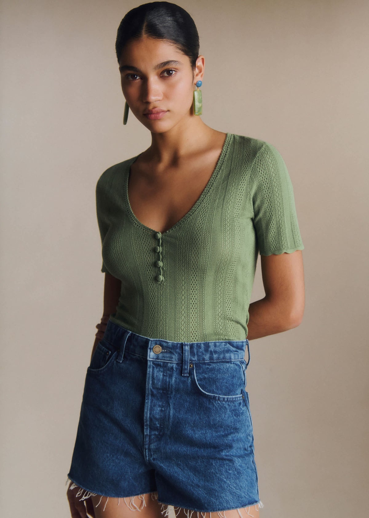 Maille Alix - Vert jade