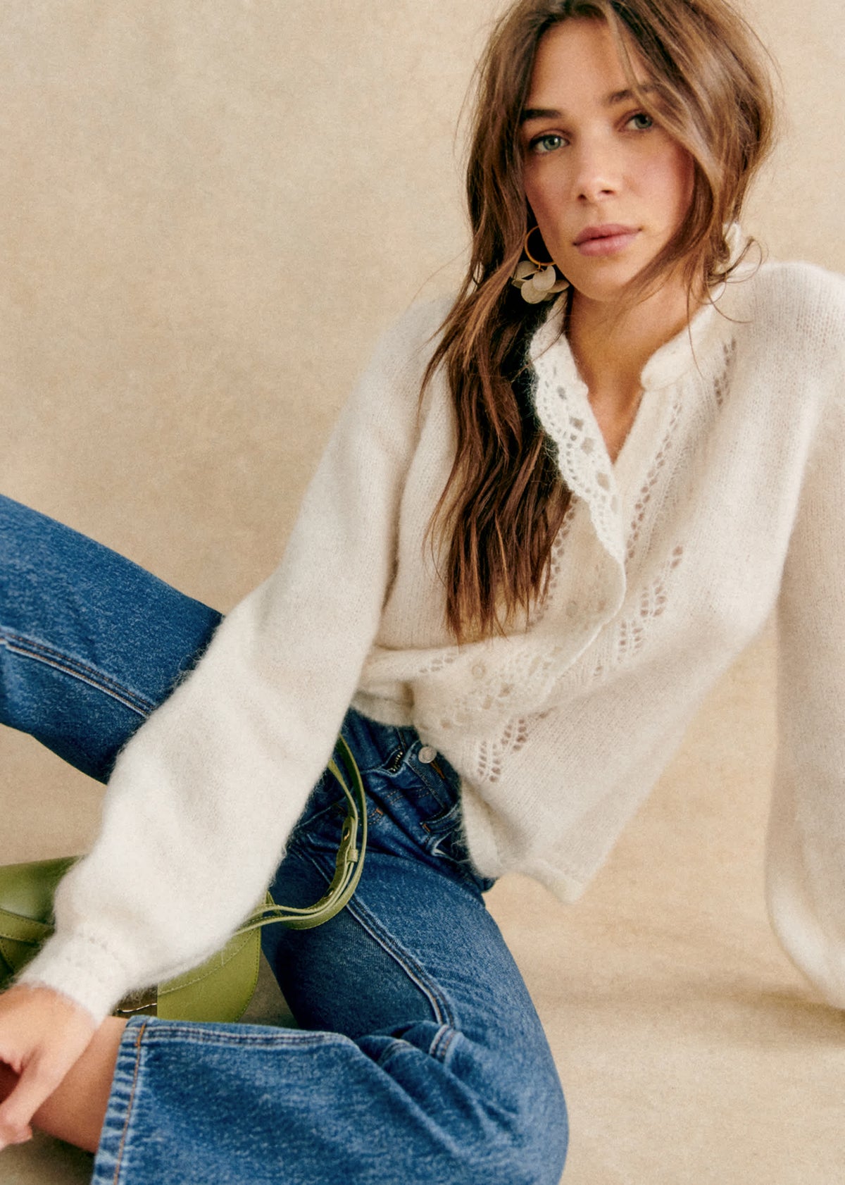 Gilet Angie - Ecru
