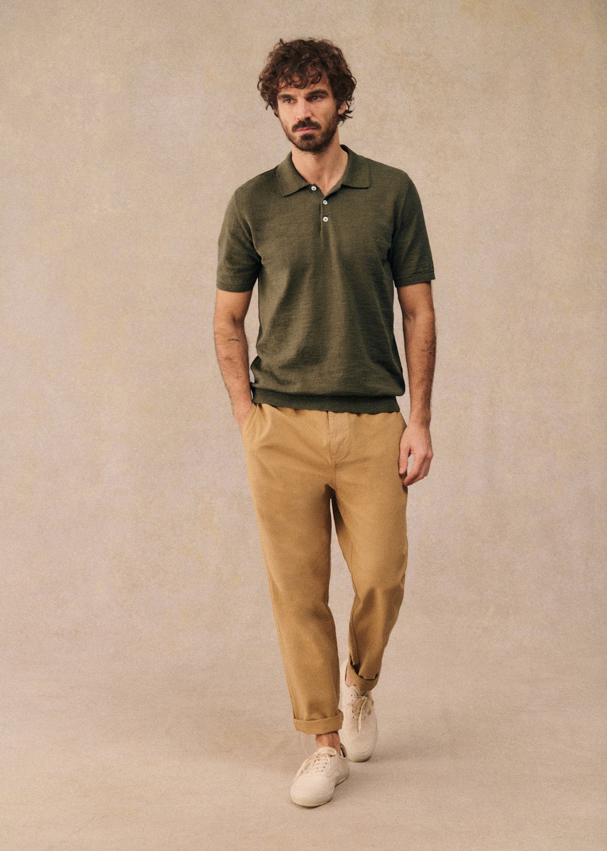 Polo Maille Joan - Kaki