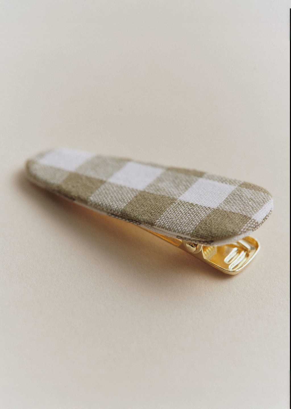 Lot de 2 barrettes - Vichy Vert