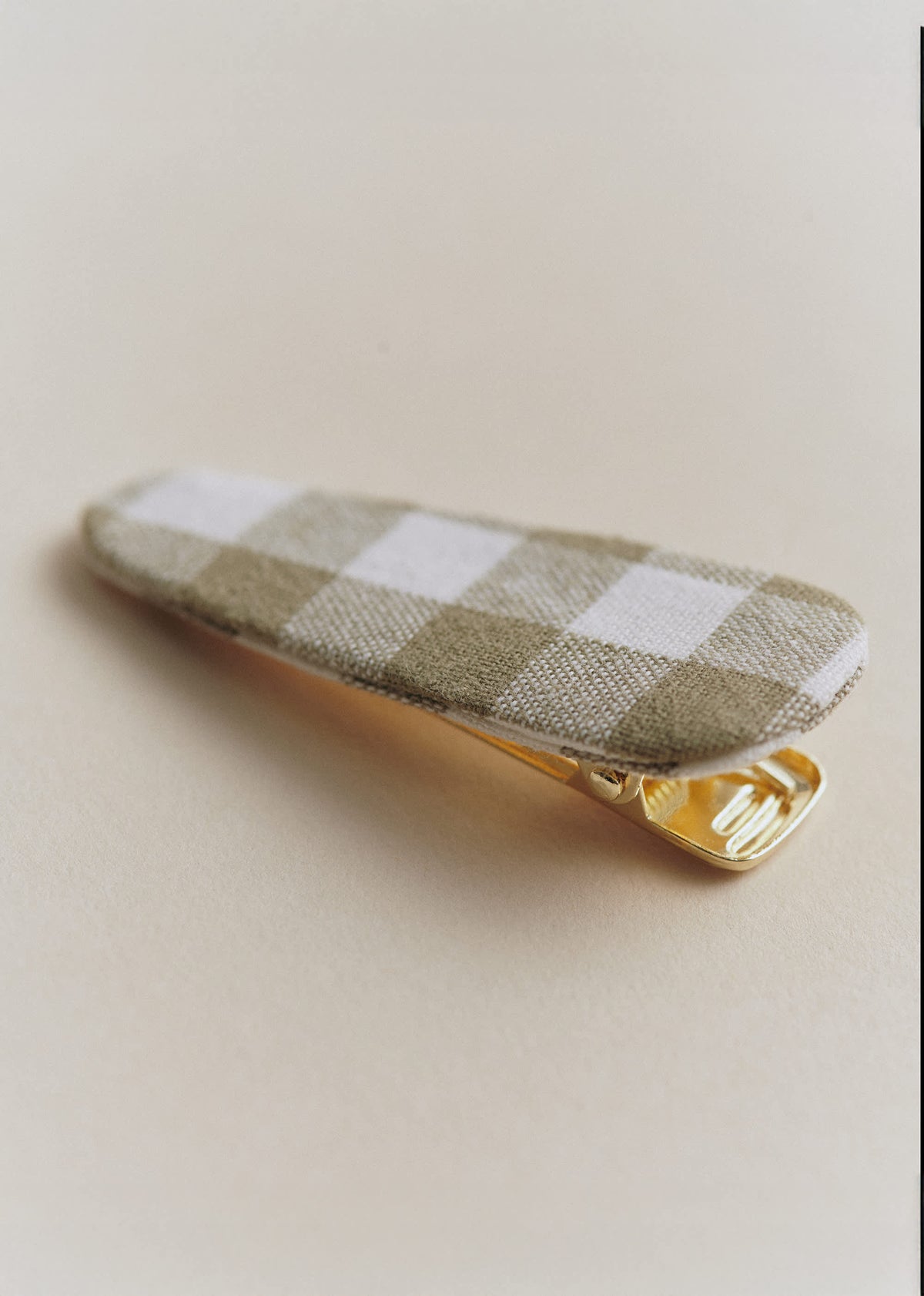Lot de 2 barrettes - Vichy Vert