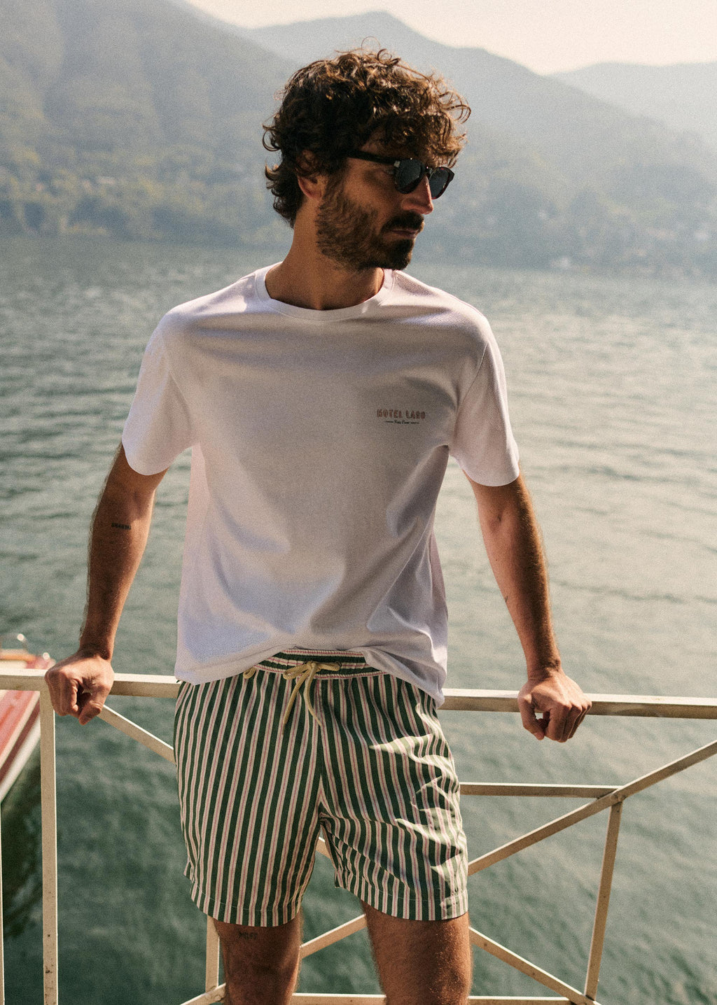 T-Shirt Hotel Lago - Blanc