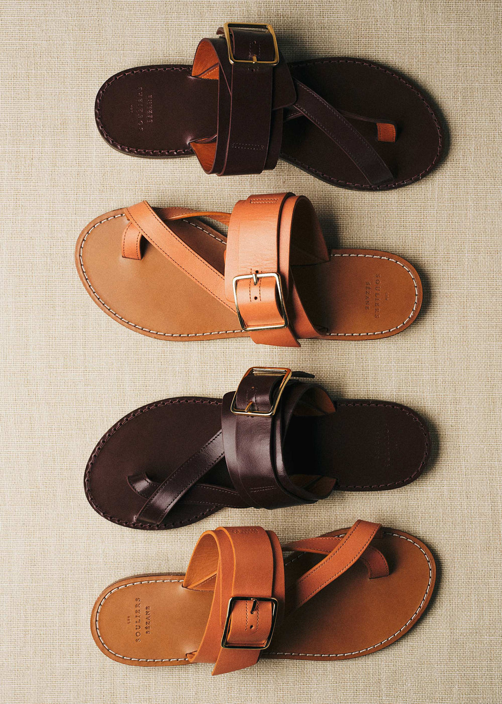 Sandales Low Freya - Chocolat Glacé