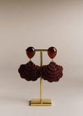Boucles d'oreilles Valeria - Brun