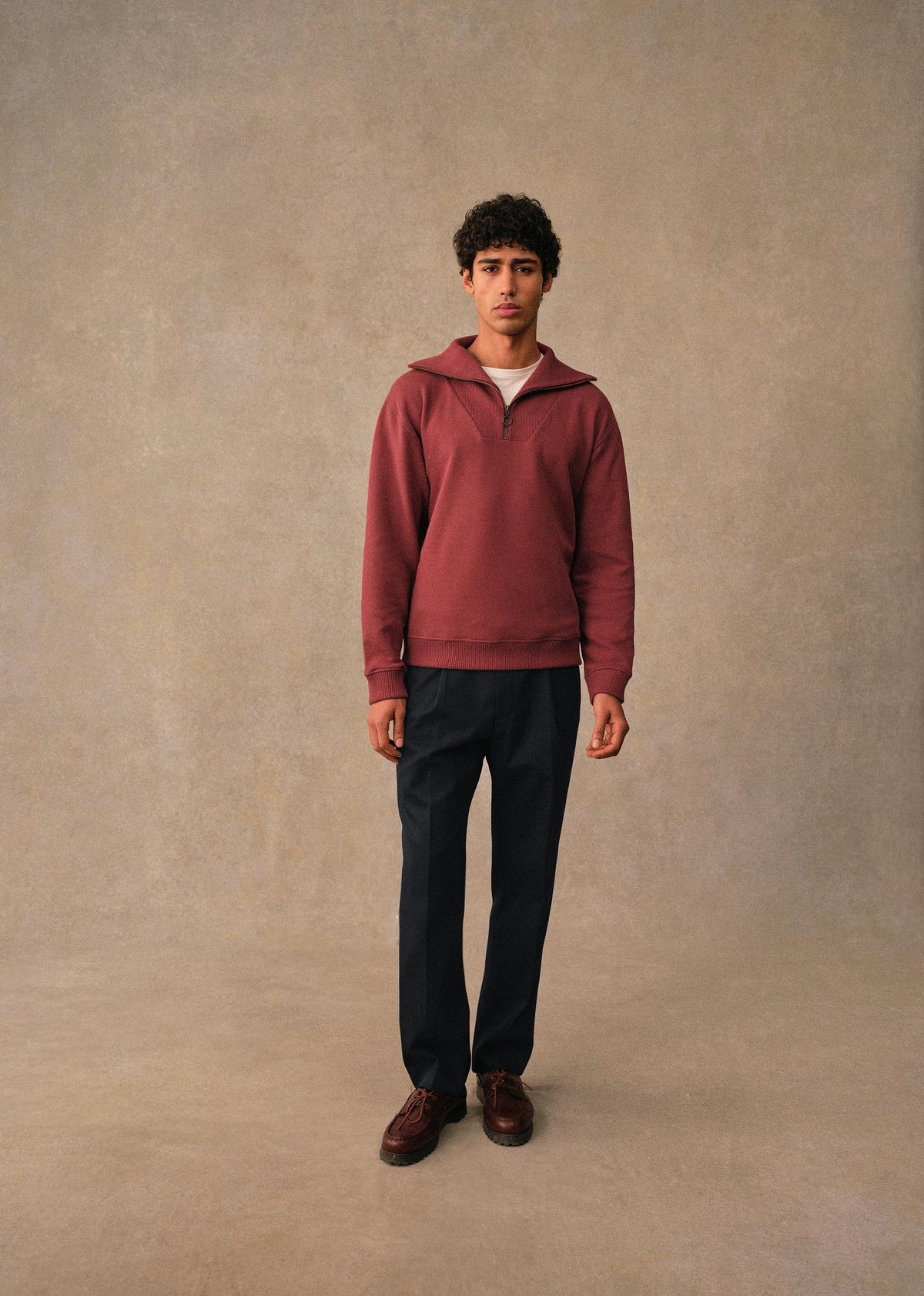 Sweatshirt Jarvis - Rouge Foncé