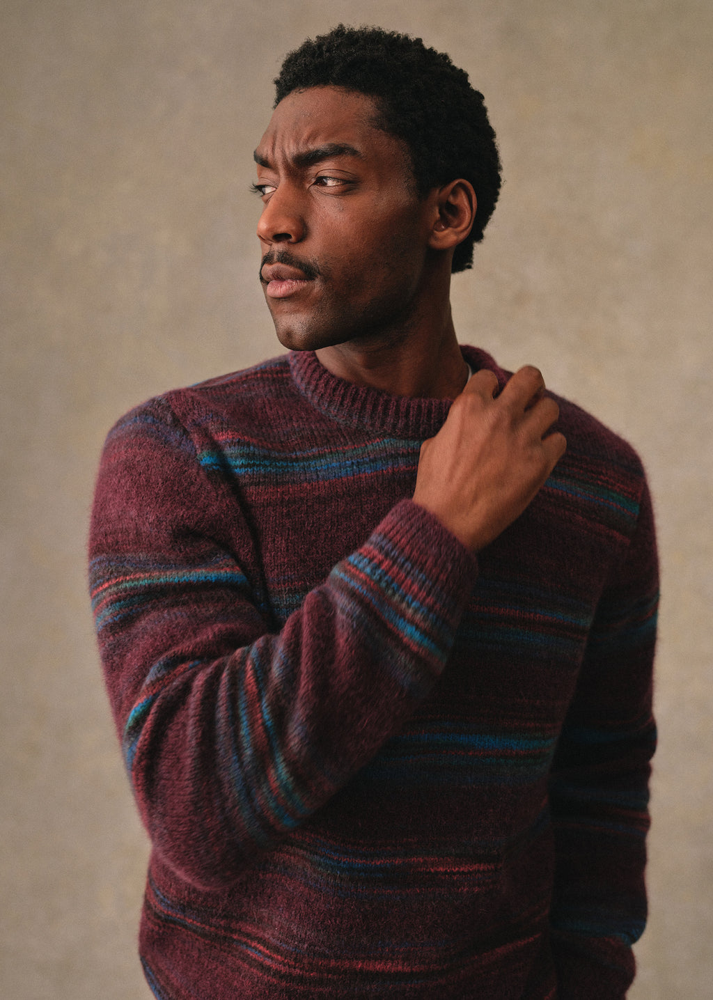 Pull Rico - Bordeaux Multico
