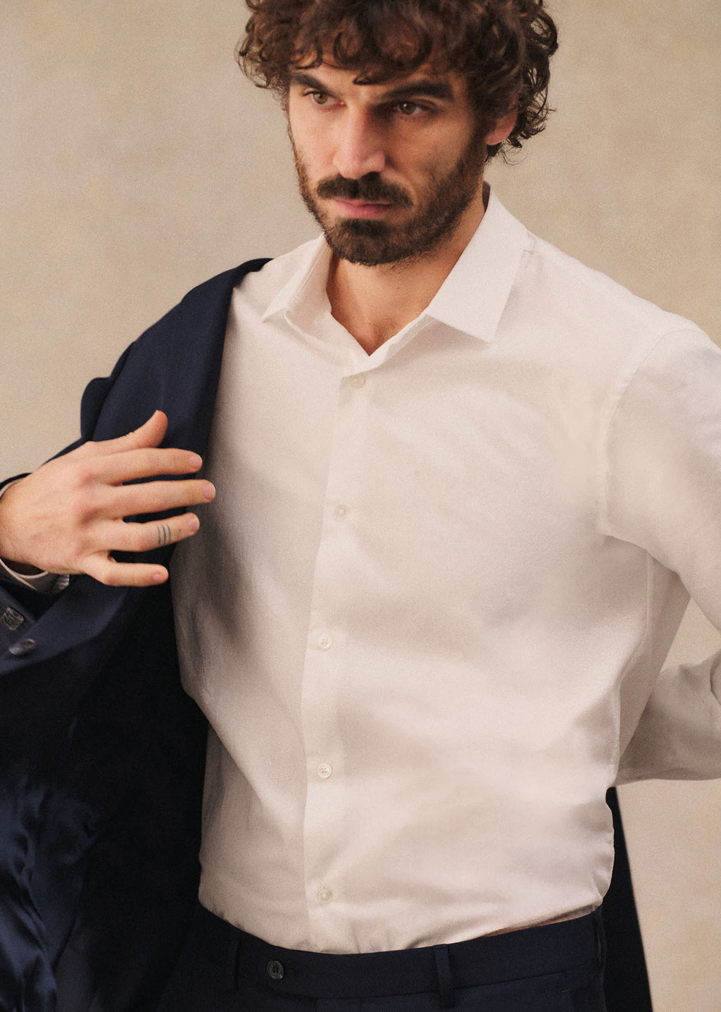 Chemise Allen Pinpoint - Blanc