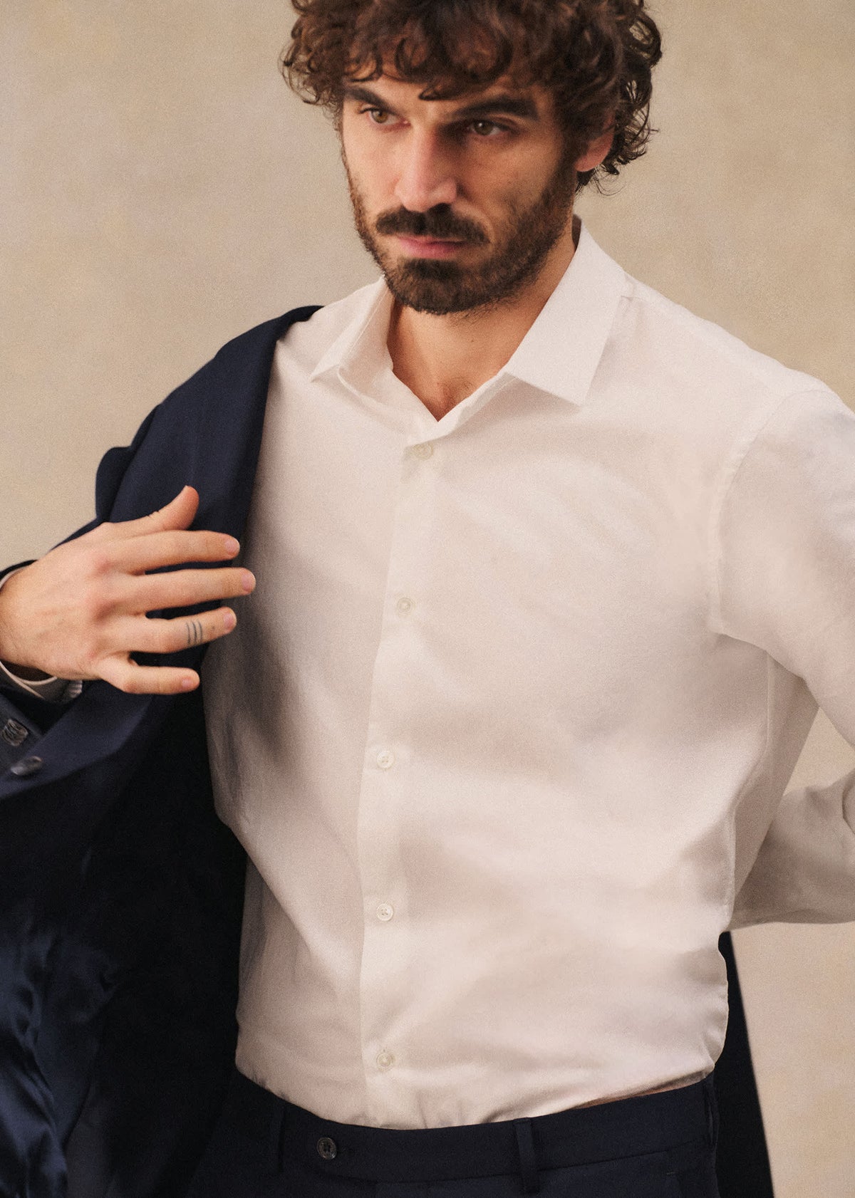 Chemise Allen Pinpoint - Blanc