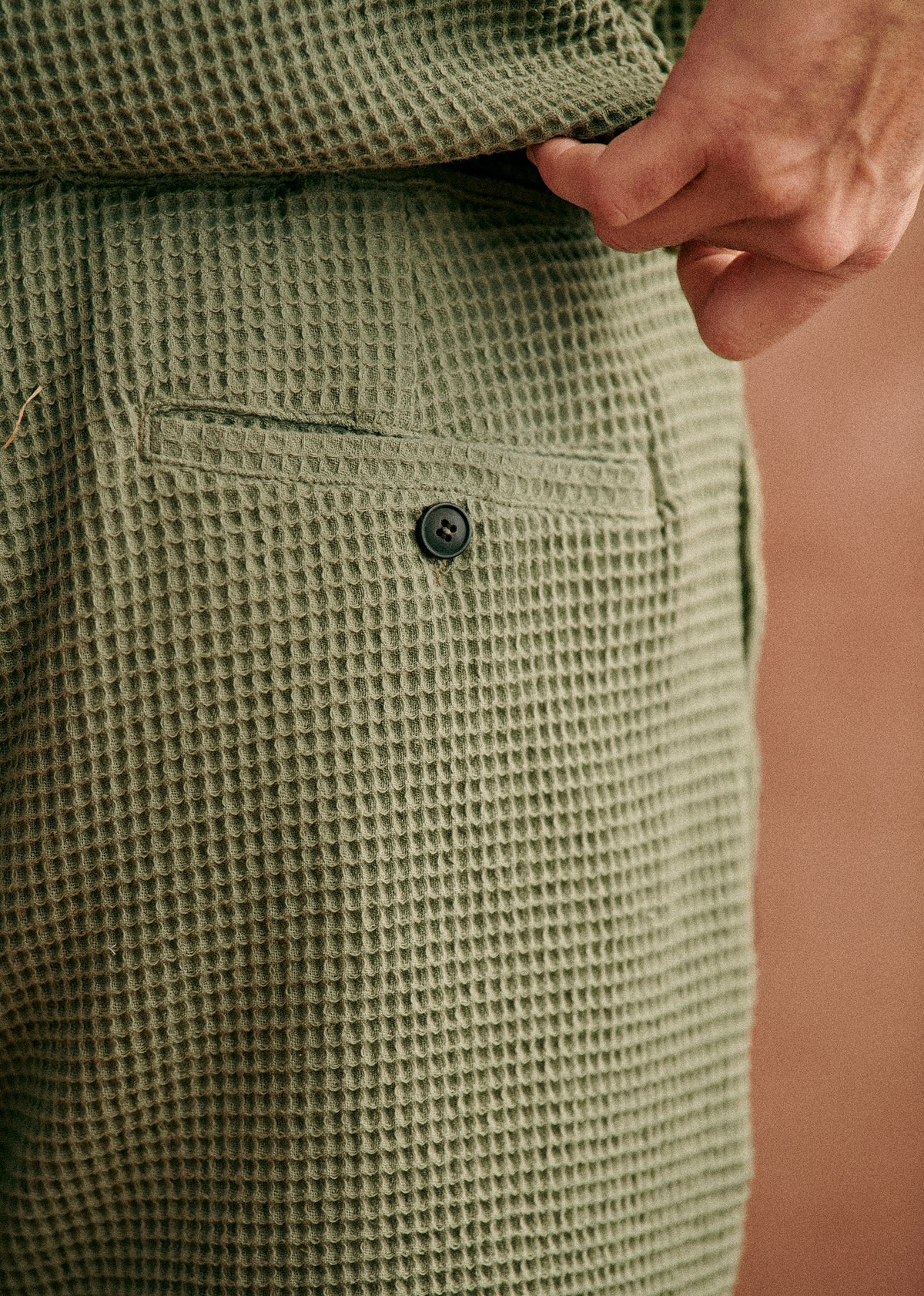 Short Priam Gaufré - Vert