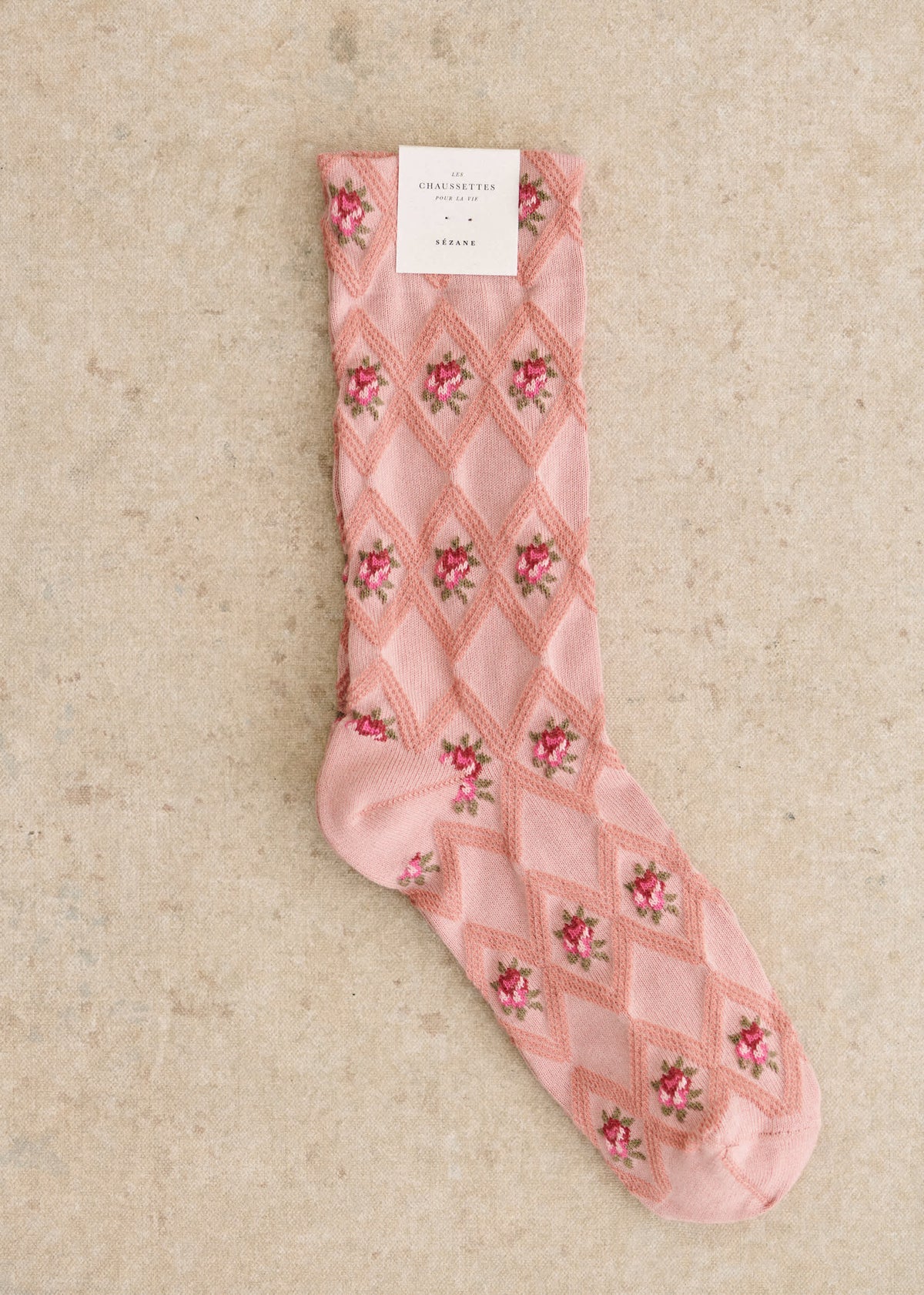Chaussettes Julia - Rose Vintage