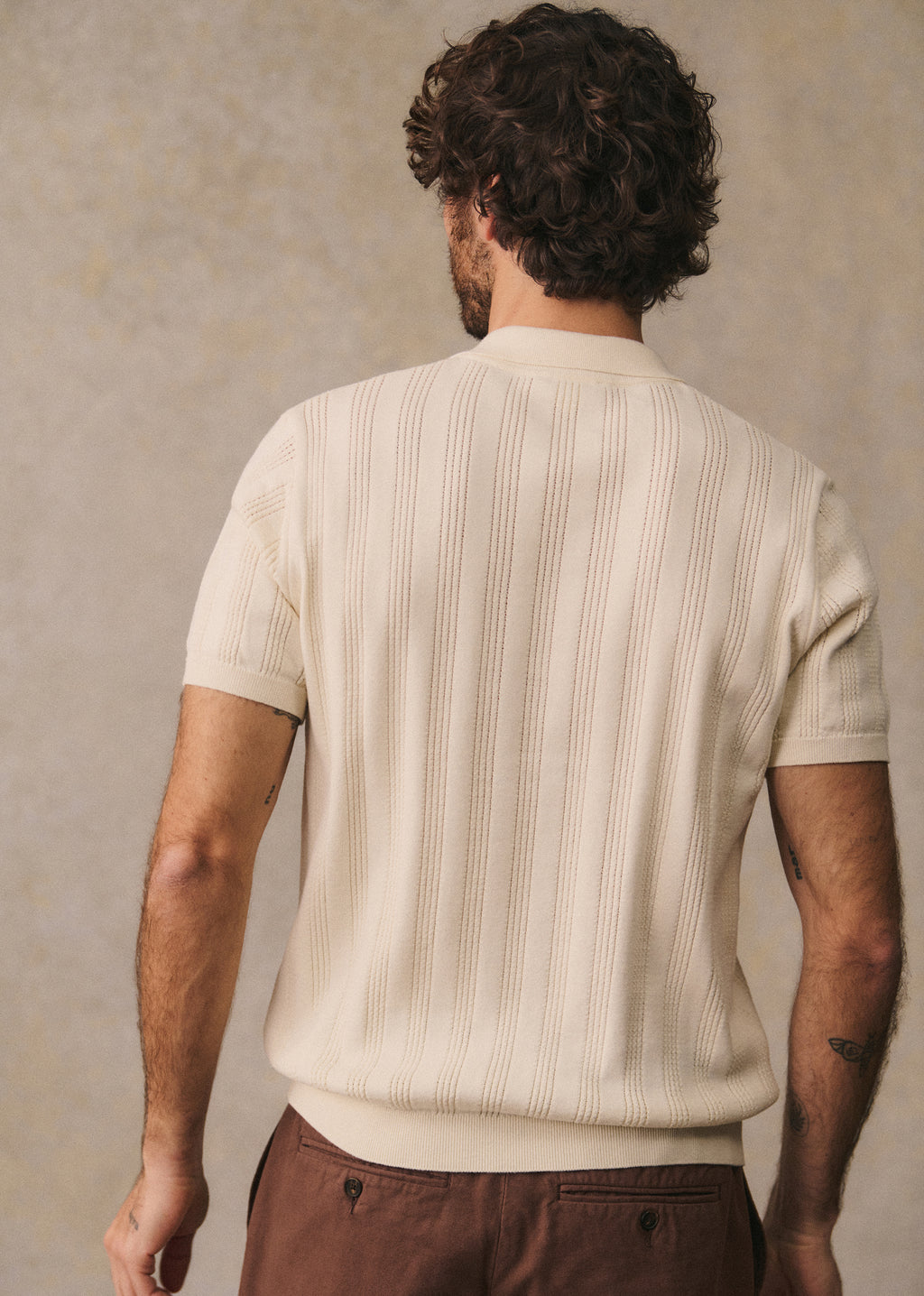 Polo Maille Rio - Écru