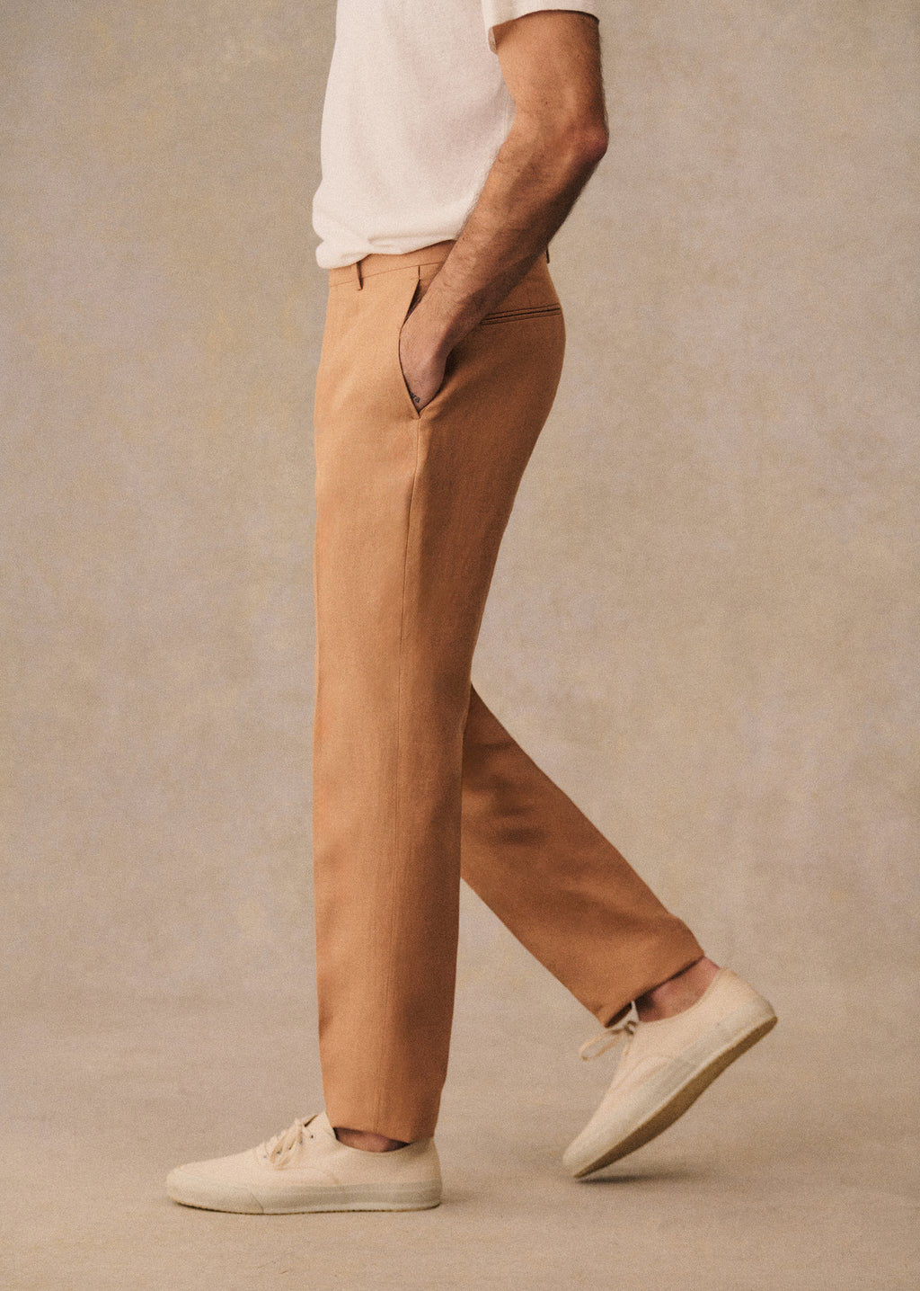 Pantalon Carl Lin - Camel
