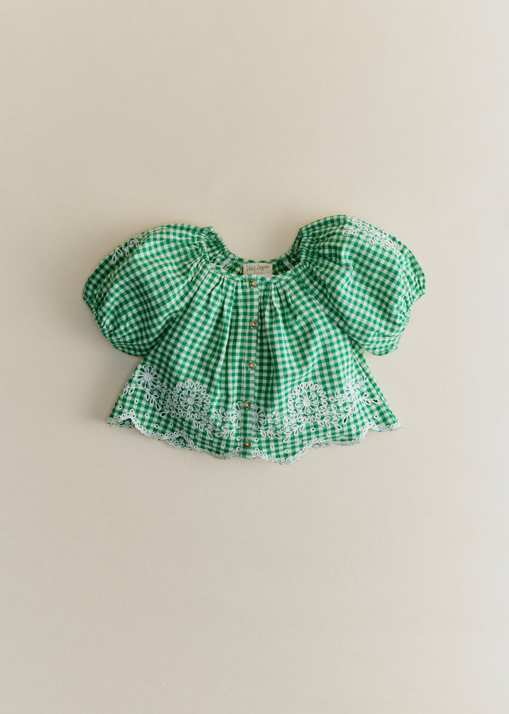 Blouse Amanie - Vichy Vert