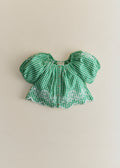 Blouse Amanie - Vichy Vert