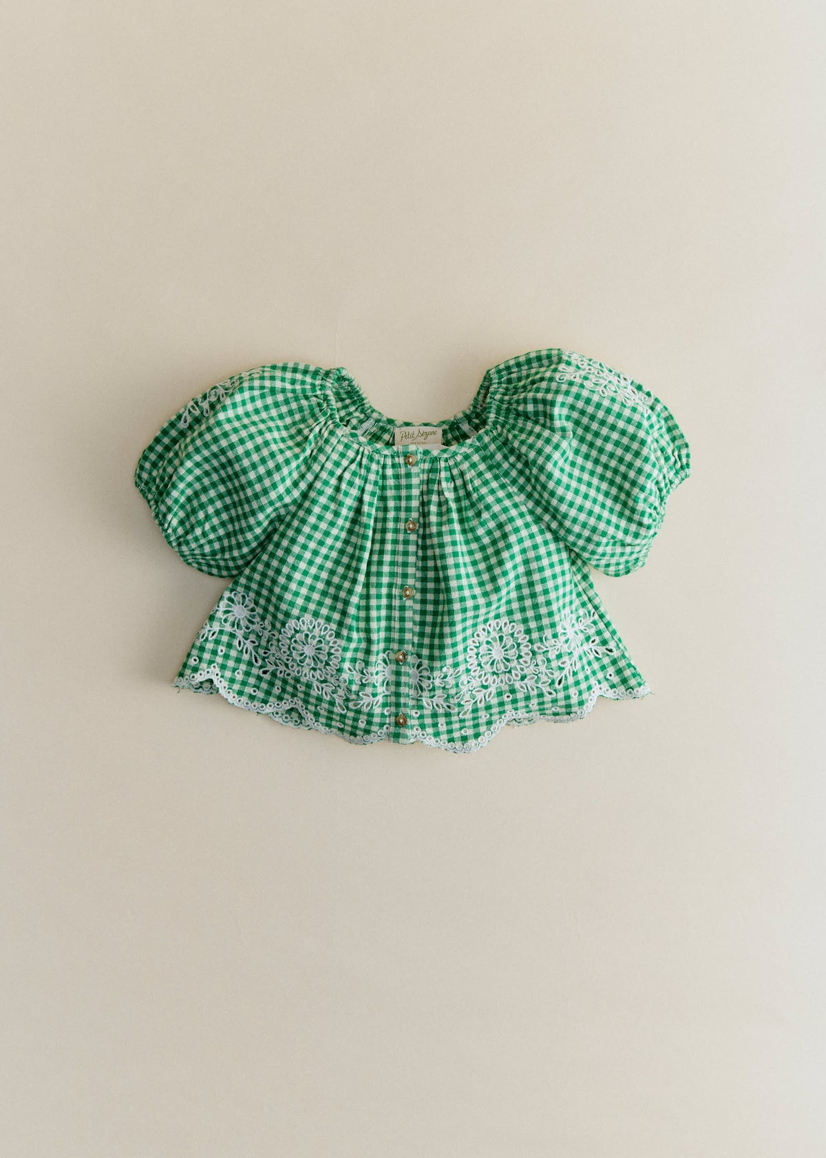 Blouse Amanie - Vichy Vert