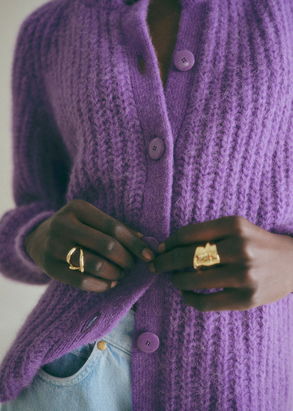 Gilet Emile - Amethyste
