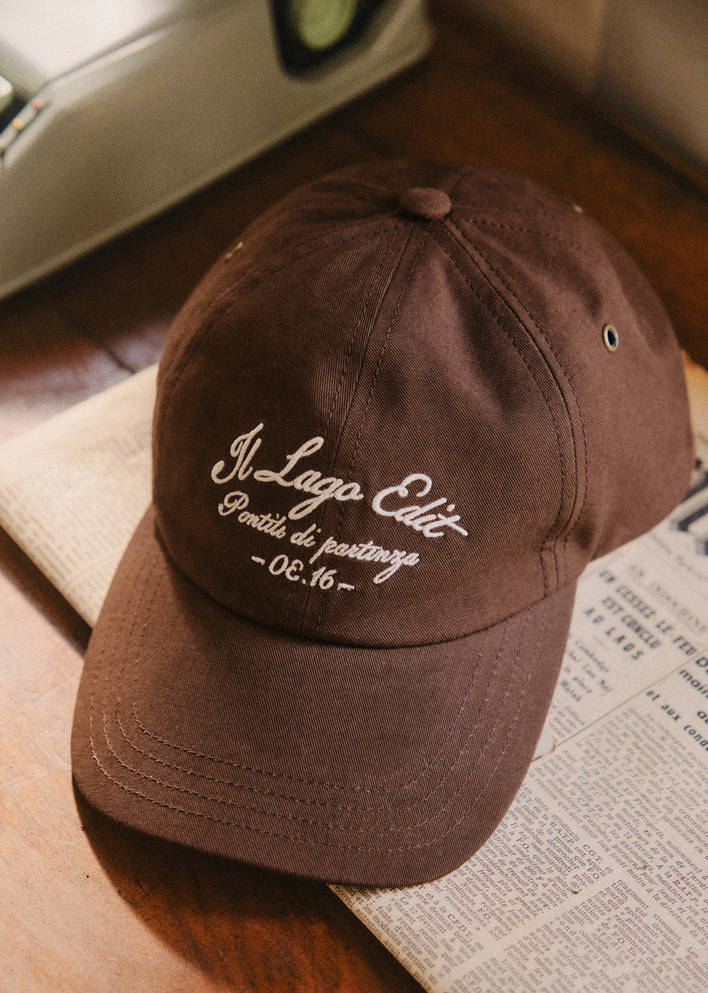 Casquette Il Lago Edit - Marron