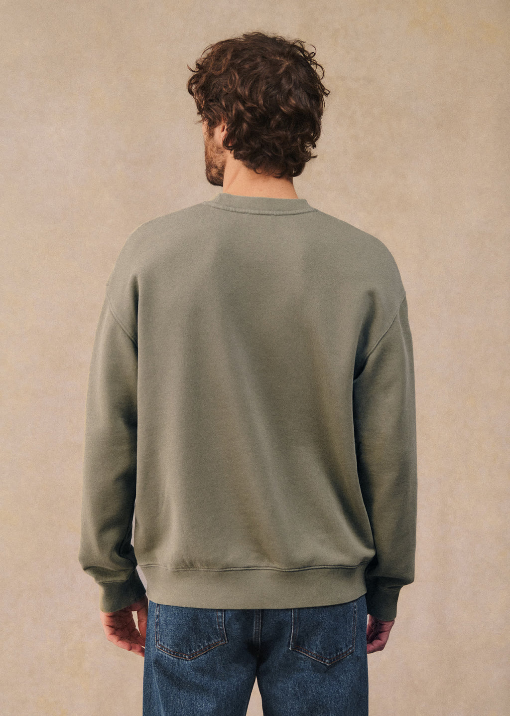 Sweatshirt Boxy - Vert Délavé