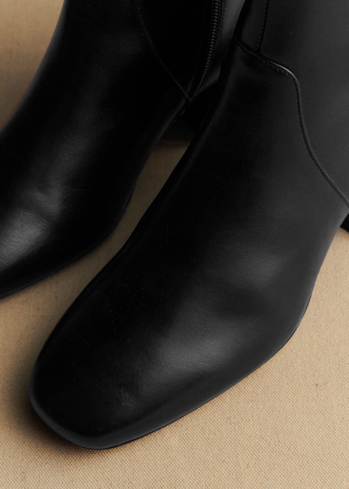 Bottines Low Paulette - Noir Glacé