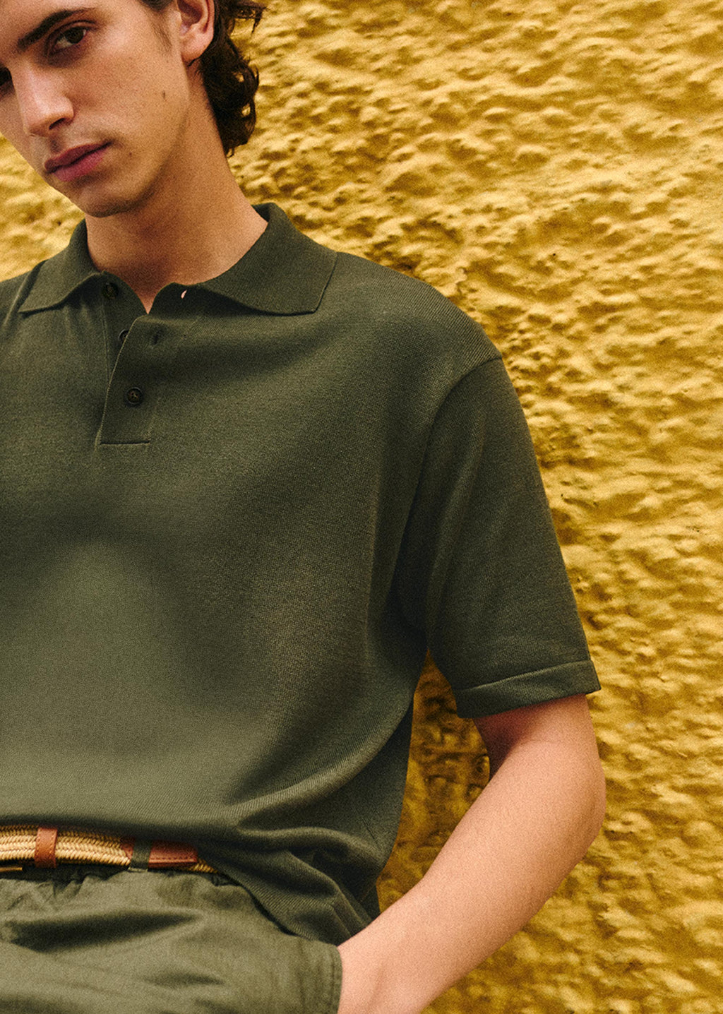 Polo Maille Andrea - Kaki
