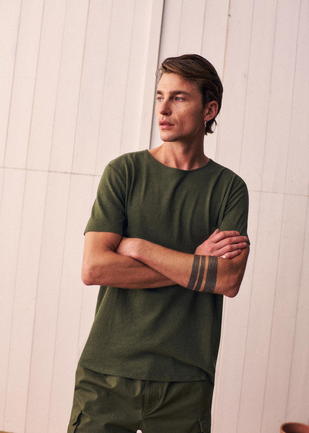 T-Shirt Martin - Kaki Foncé