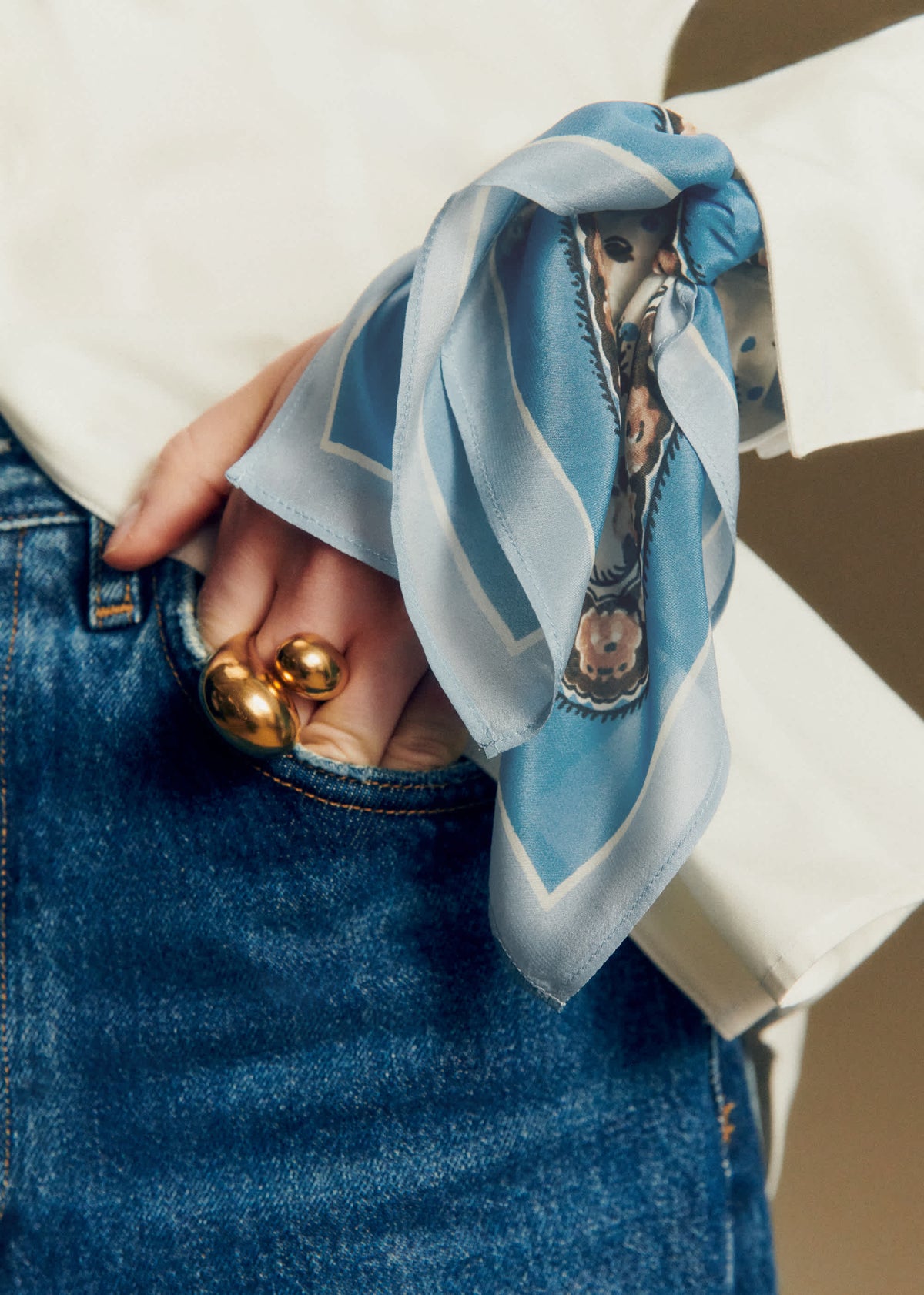 Foulard Cleopatra - Imprimé Prisca