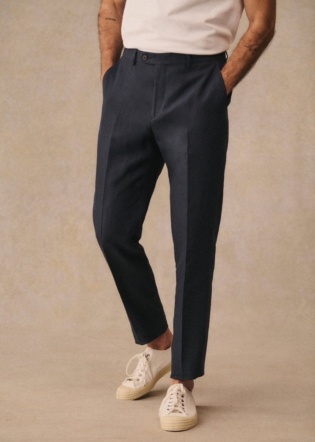 Pantalon Carl Lin - Marine
