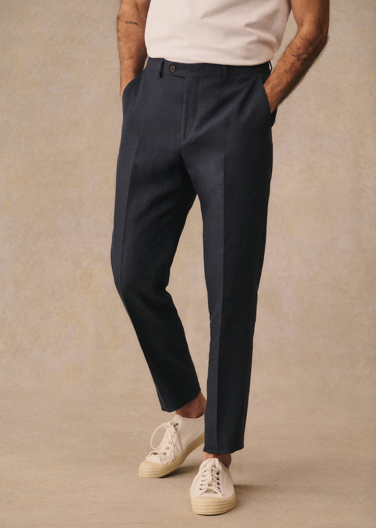 Pantalon Carl Lin - Marine