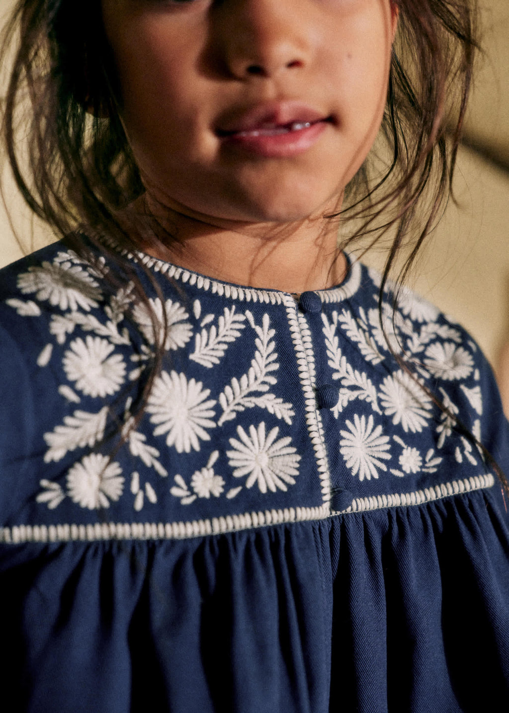 Blouse Grace - Bleu Marine