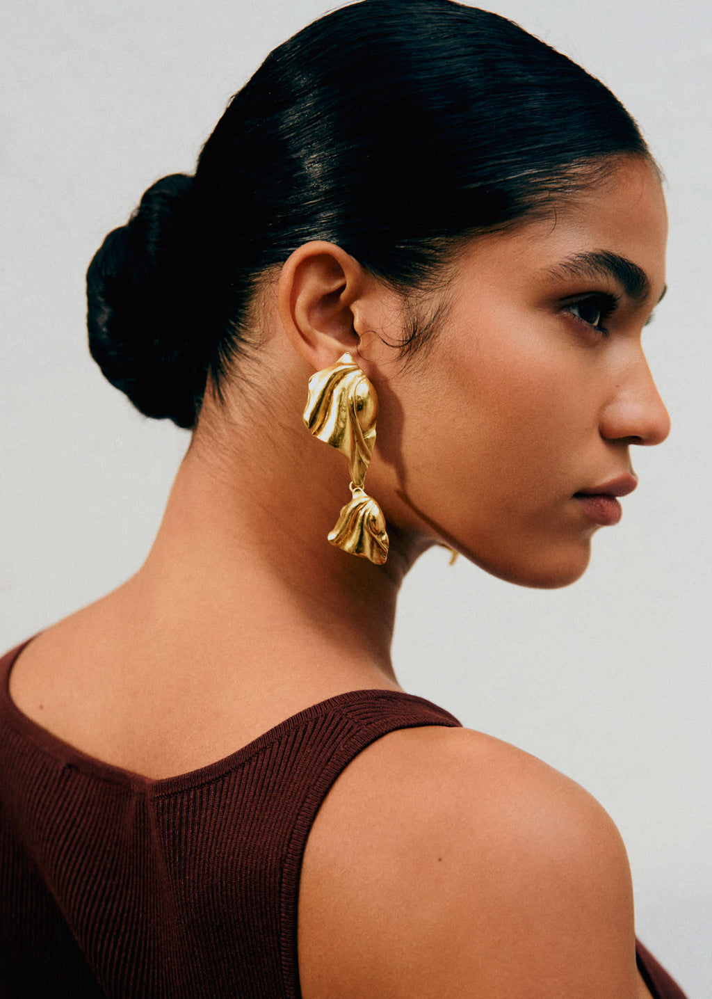 Boucles d'oreilles Salomé - Doré