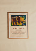 Affiche Galerie Bassano, Chantereau, 1963 - 57 x 73,5 cm