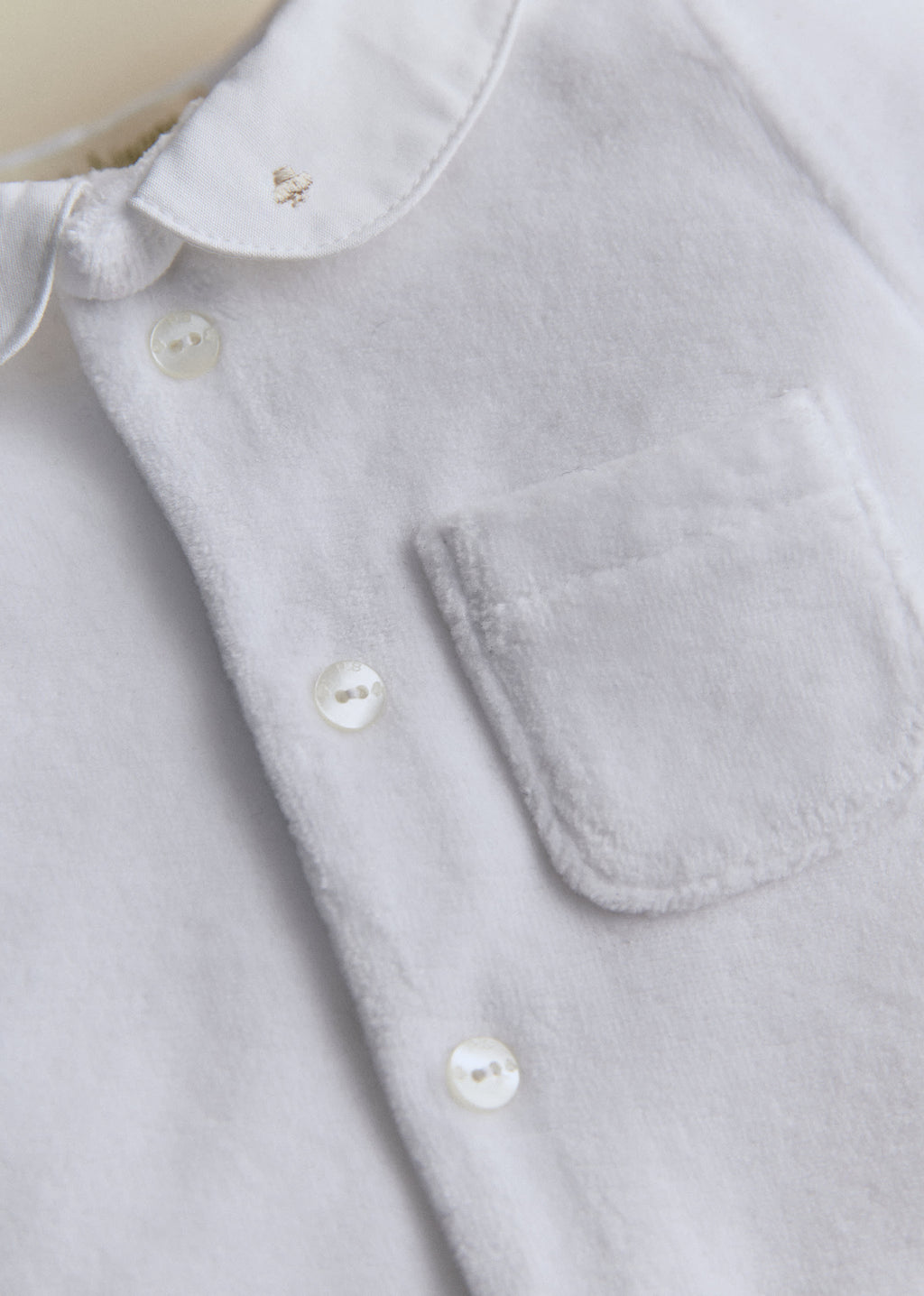 Pyjama Set Naissance Etoile - Blanc Lait