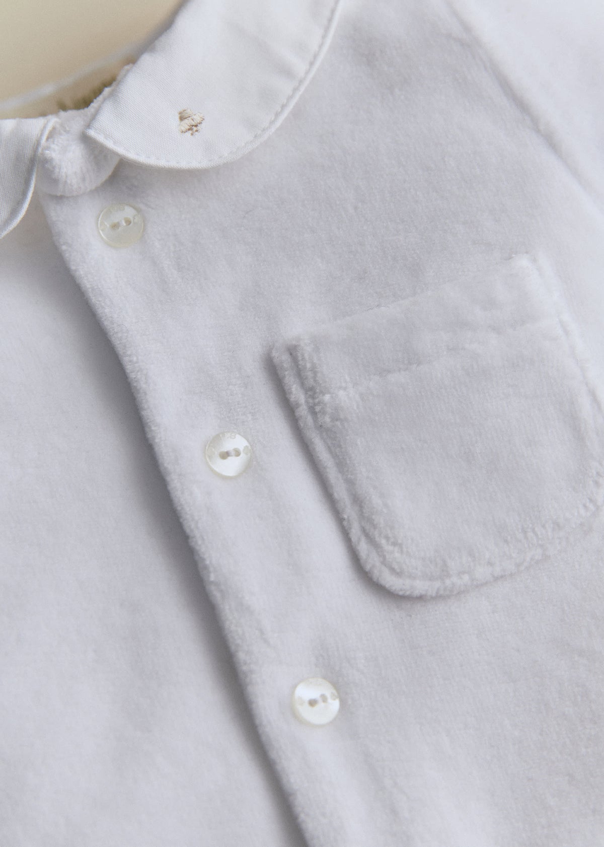 Pyjama Set Naissance Etoile - Blanc Lait