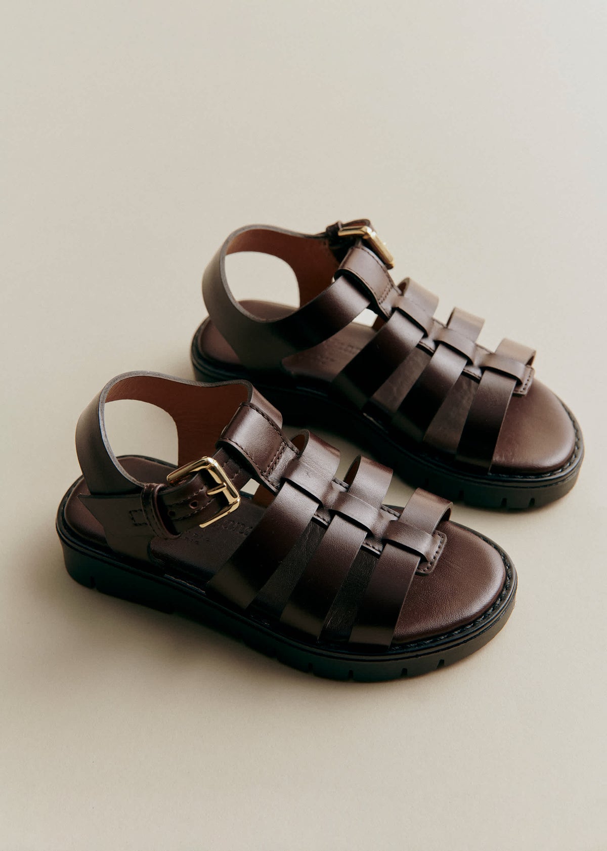 Sandales Low Allie - Chocolat Glacé