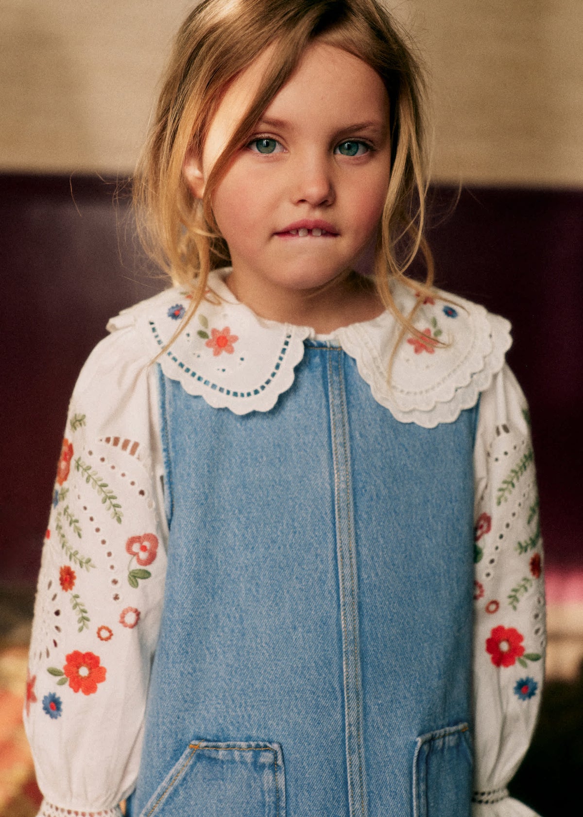 Robe Alexia - Denim bleu clair
