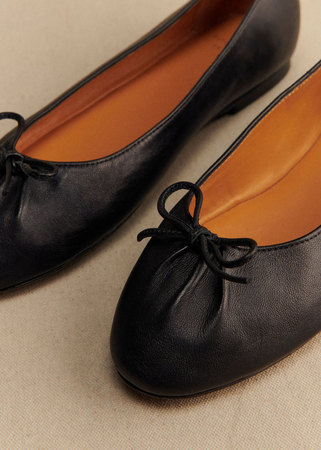 Ballerines Low Agathe - Noir Lisse