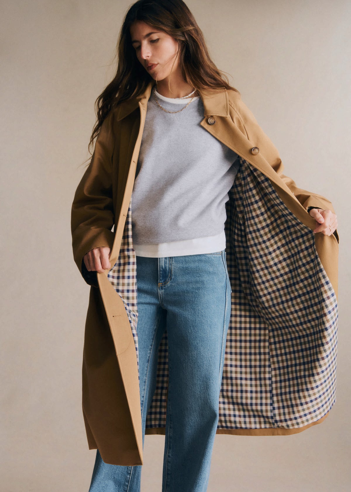 Manteau Clyde - Camel